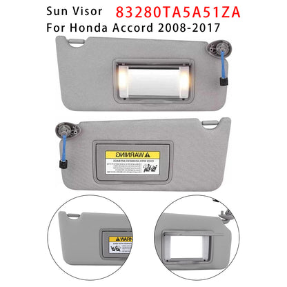 2008-2017 Honda Accord 83280TA5A51ZA Pair Of Gray Sun Visor