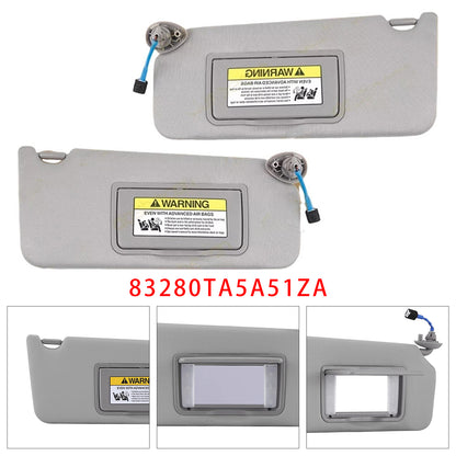 2008-2017 Honda Accord 83280TA5A51ZA Pair Of Gray Sun Visor