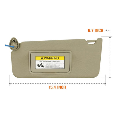 2008-2017 Honda Accord 83280TA5A51ZA Pair Of Beige Sun Visor