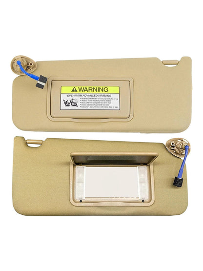 2008-2017 Honda Accord 83280TA5A51ZA Pair Of Beige Sun Visor