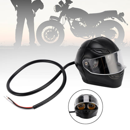 Motor Electric Led Worklight Spotlight Waterproof Headlight 20W Helmet-Look