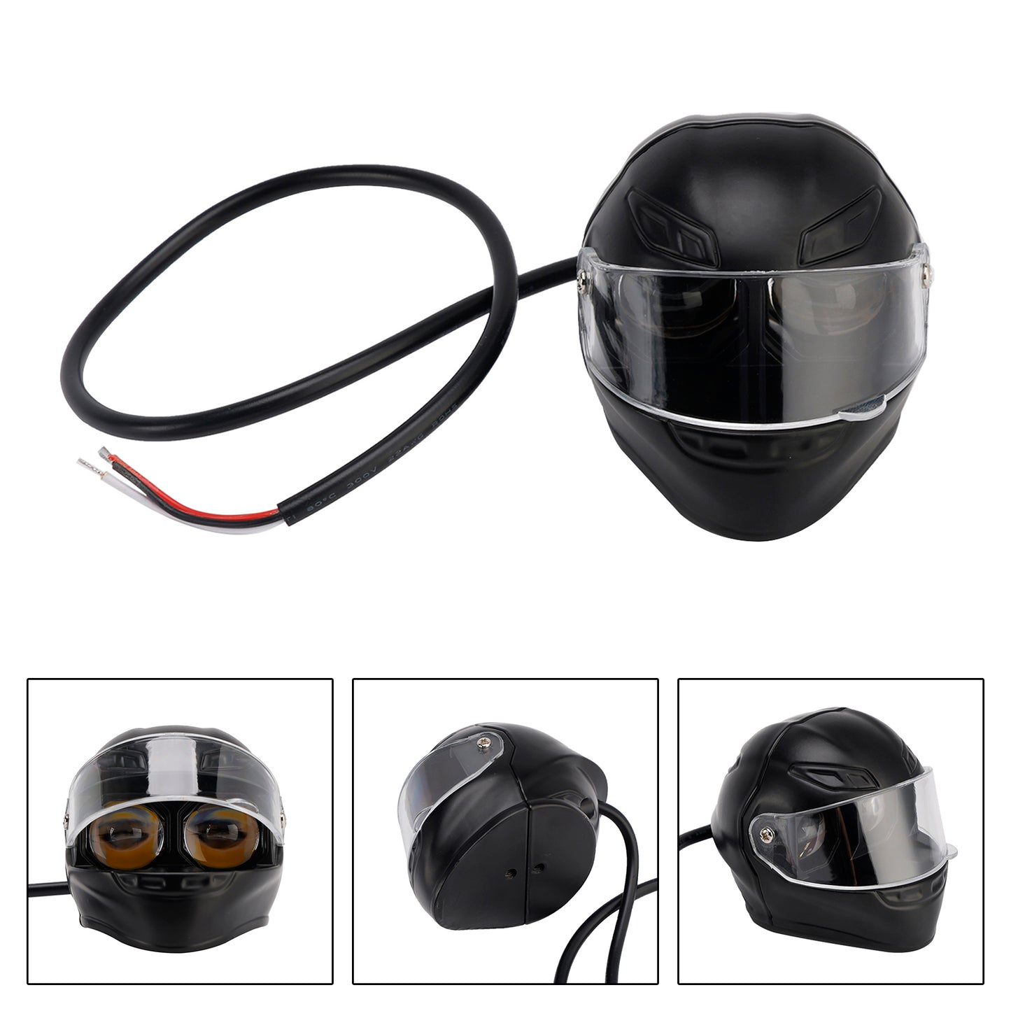 Motor Electric Led Worklight Spotlight Waterproof Headlight 20W Helmet-Look