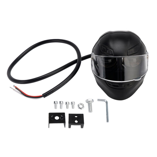 All Motorcycles/Bike/Motorbikes/Metric bikes/Cruisers/Choppers/Cafe racers Electric Led Worklight Spotlight Waterproof Headlight 20W Helmet-Look
