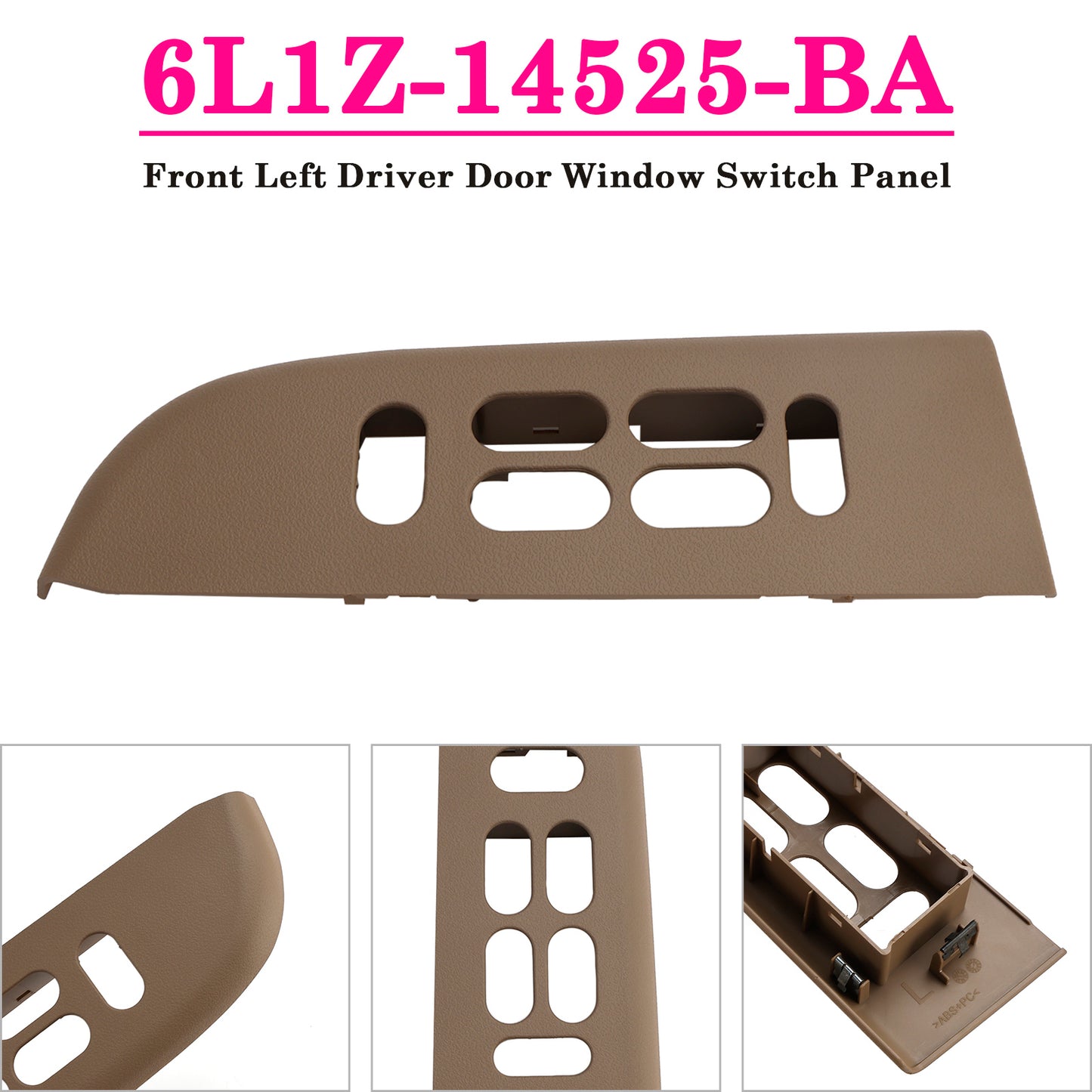 2003-2006 Ford Expedition 6L1Z-14525-BA Front Left Driver Door Window Switch Panel