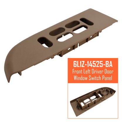 2003-2006 Ford Expedition 6L1Z-14525-BA Front Left Driver Door Window Switch Panel