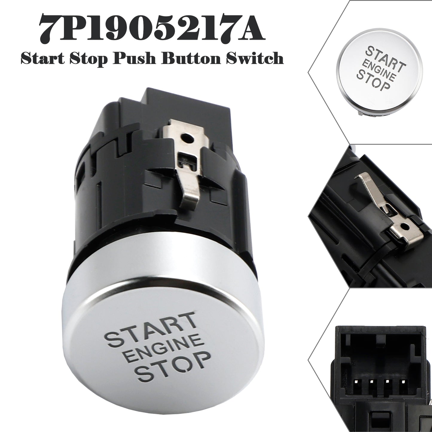 2011-2014 VW Touareg 7P1905217A Start Stop Push Button Switch