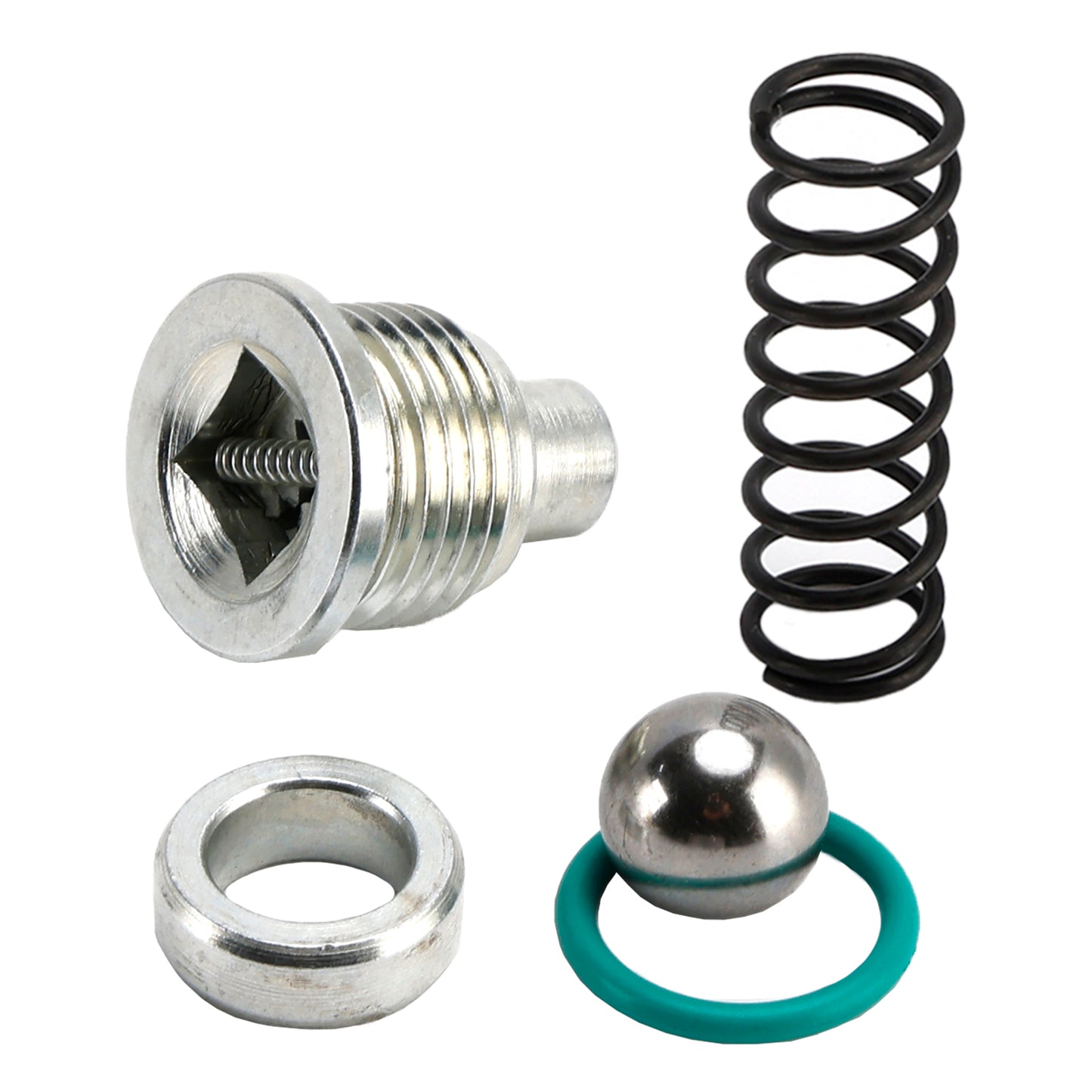 Ford 94.5-03 7.3L Diesel Oil Pump Relief Valve Spring Plug & Seals Kit
