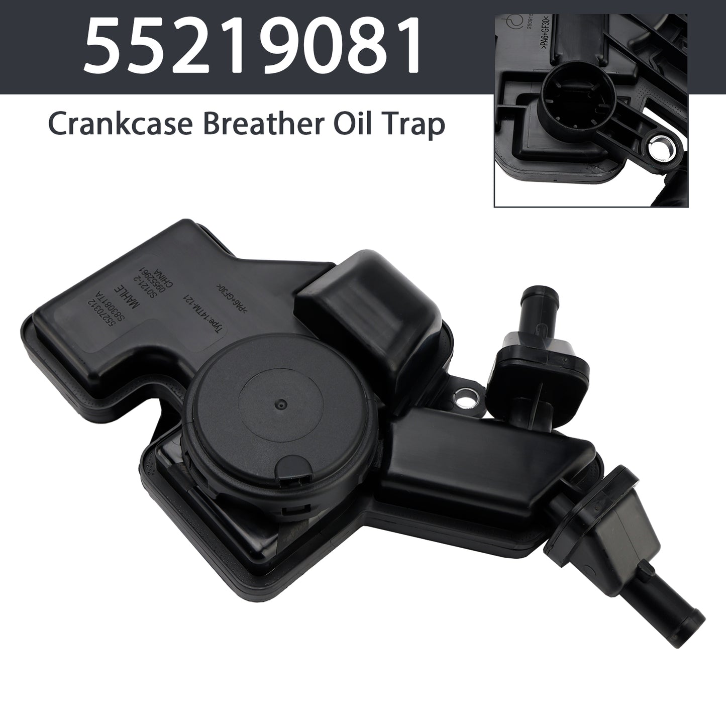 07/2014 Jeep Renegade Closed Off-Road Vehicle BU B1 55219081 Crankcase Breather Oil Trap