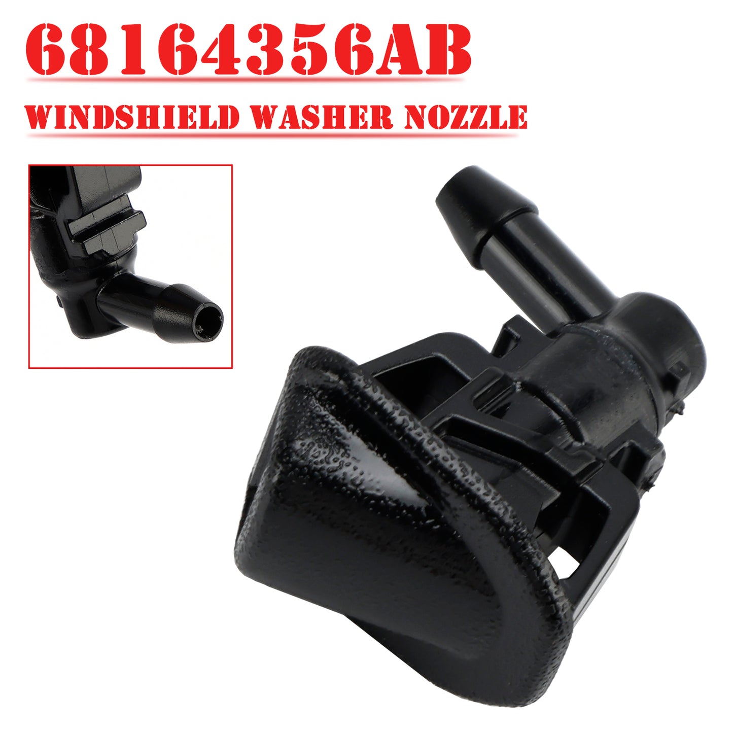 2007-2017 Jeep Wrangler JK 68164356AB Windshield Washer Nozzle Spray Jet