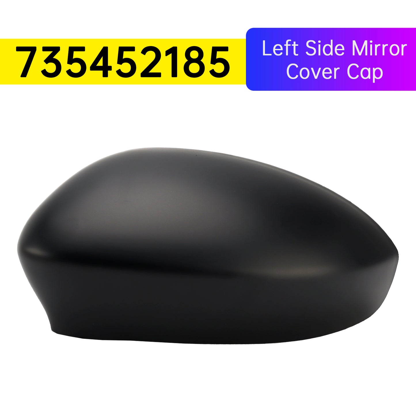 2007-2024 Fiat 500/500C 735452185 Left Side Mirror Cover Cap