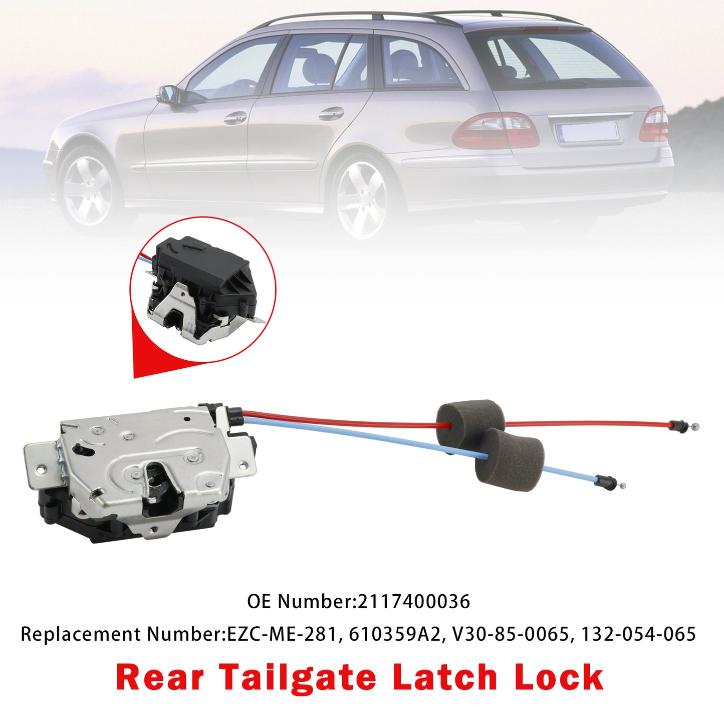 2003-2009 MERCEDES-BENZ E-CLASS T-MODEL (S211) E 320 T/CDI 2117400036 Rear Tailgate Latch Lock