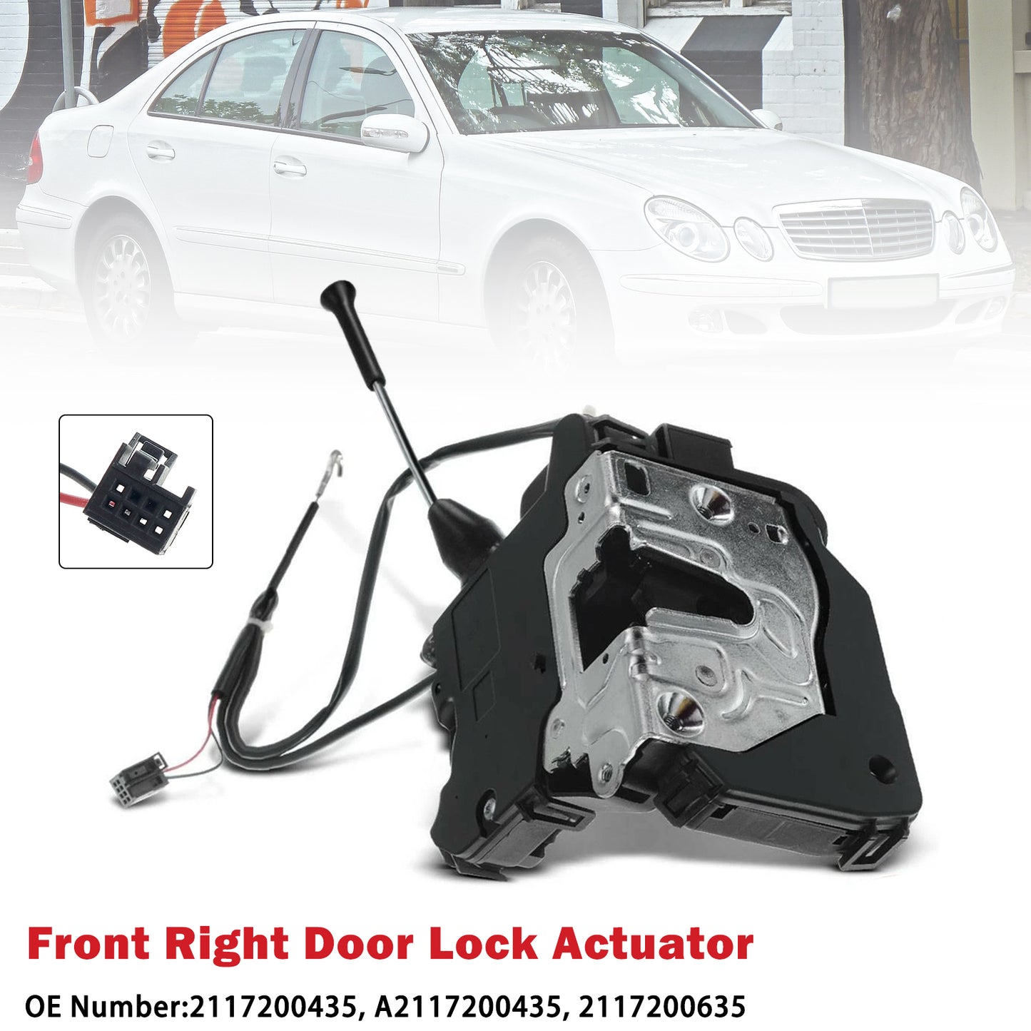 2002/10-2008/12 Mercedes-Benz E-Class W211 E 55 2117200435 Front Right Door Lock Actuator