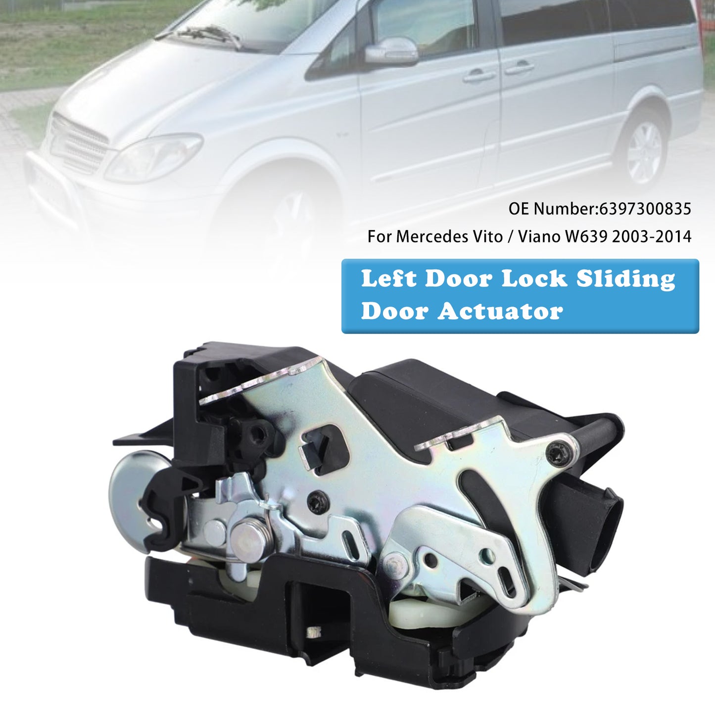 2003-2014 Mercedes Vito / Viano W639 6397300835 Left Door Lock Sliding Door Actuator