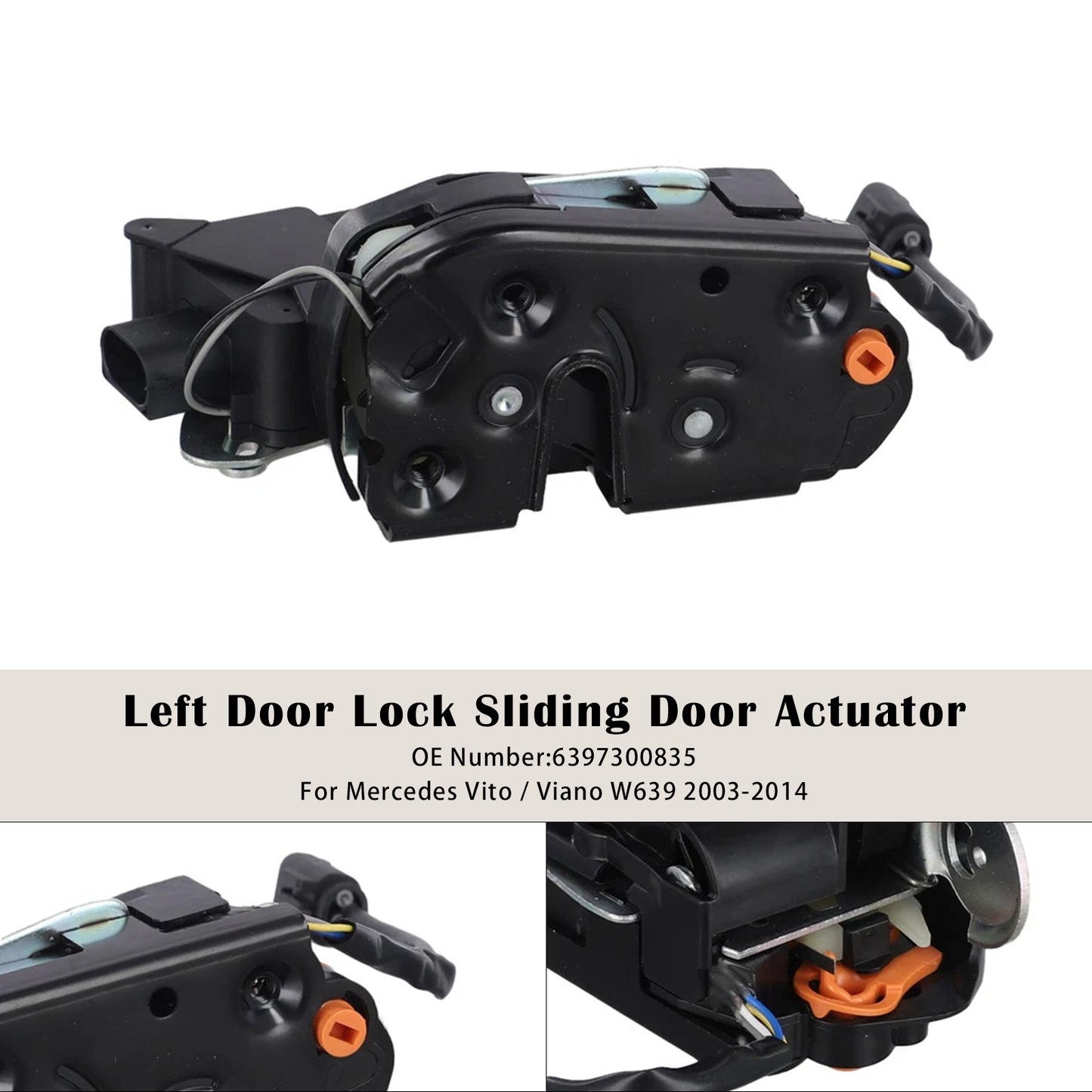 2003-2014 Mercedes Vito / Viano W639 6397300835 Left Door Lock Sliding Door Actuator