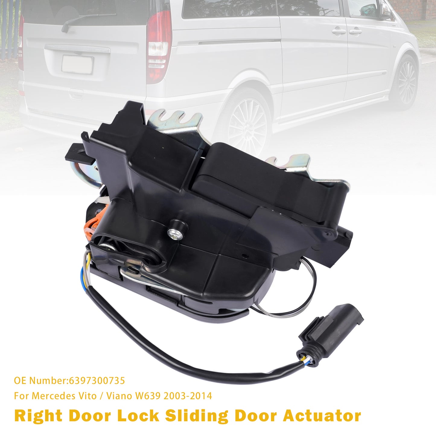 2003-2014 Mercedes Vito / Viano W639 6397300735 Right Door Lock Sliding Door Actuator