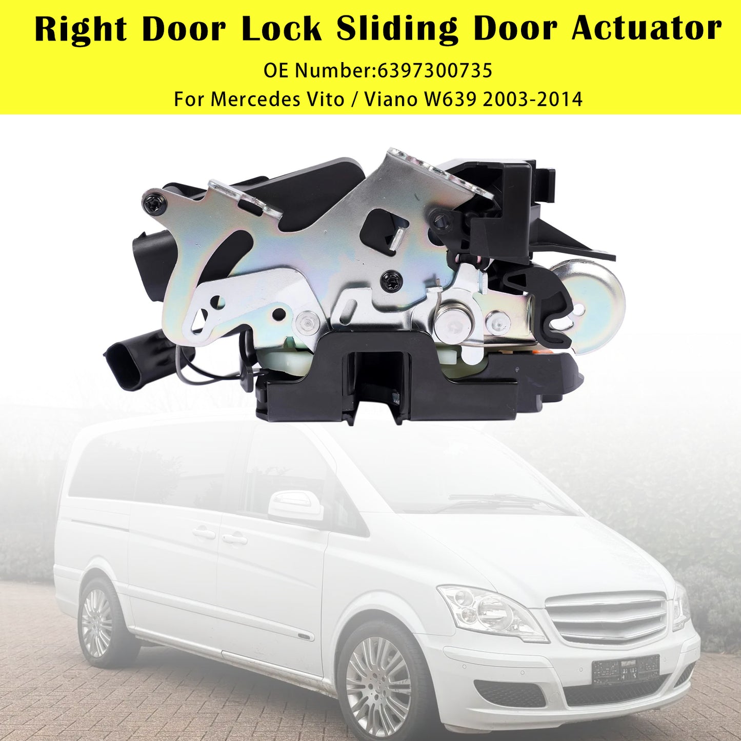 2003-2014 Mercedes Vito / Viano W639 6397300735 Right Door Lock Sliding Door Actuator