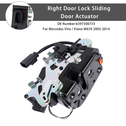 2003-2014 Mercedes Vito / Viano W639 6397300735 Right Door Lock Sliding Door Actuator