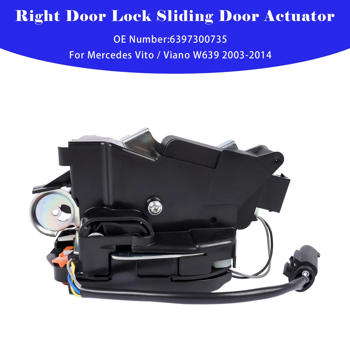 2003-2014 Mercedes Vito / Viano W639 6397300735 Right Door Lock Sliding Door Actuator