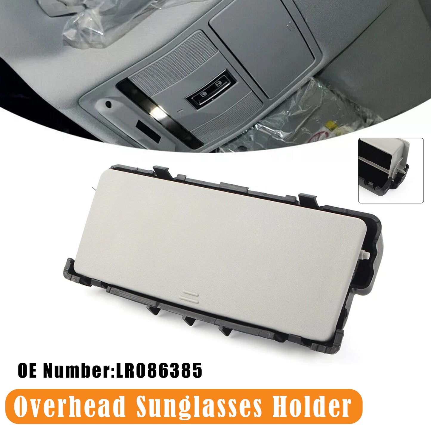 2010-2018 Land Rover Range Rover Evoque with Cirrus Headliner models LR086385 Overhead Sunglasses Holder