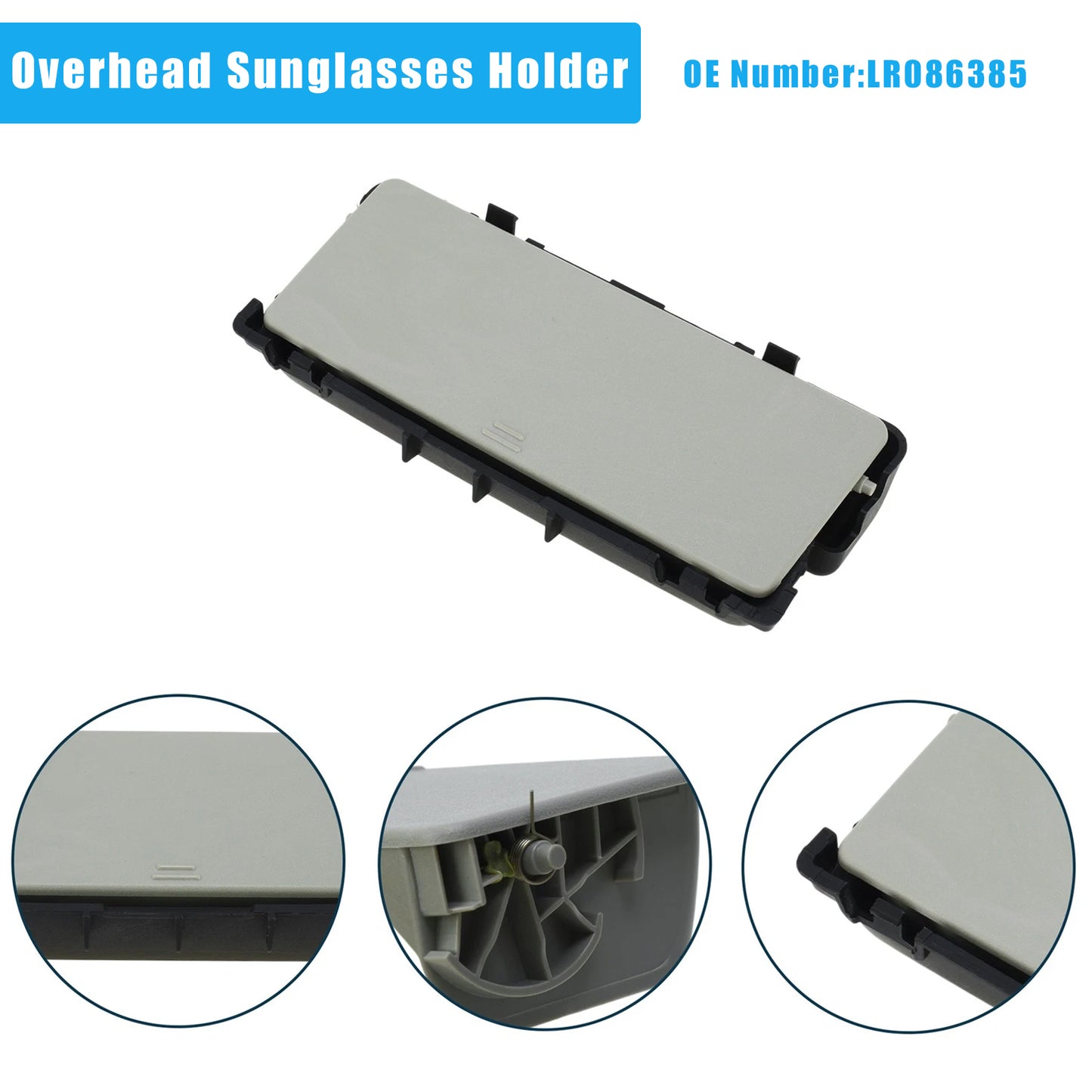 2010-2018 Land Rover Range Rover Evoque with Cirrus Headliner models LR086385 Overhead Sunglasses Holder