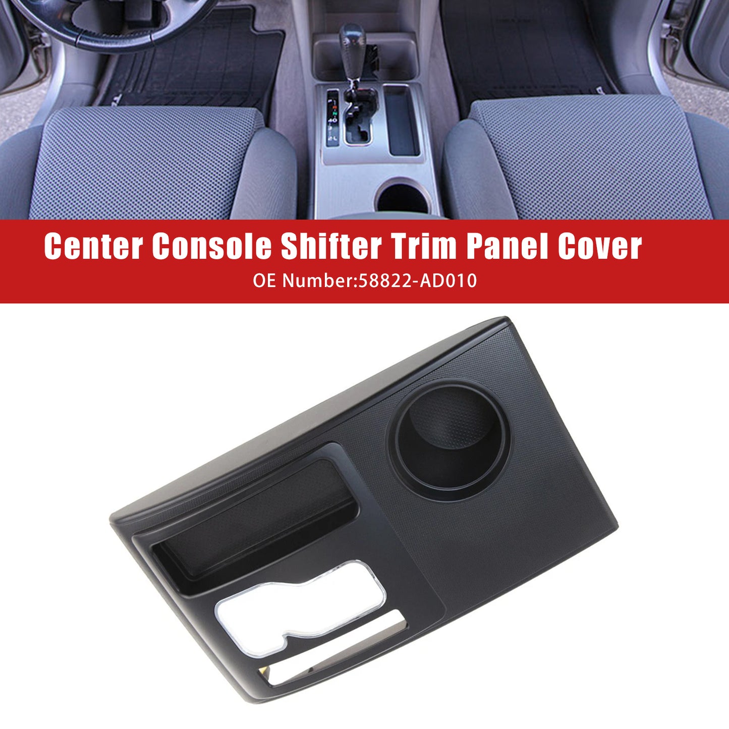 2005-2015 Toyota Tacoma 58822-AD010 Center Console Shifter Trim Panel Cover
