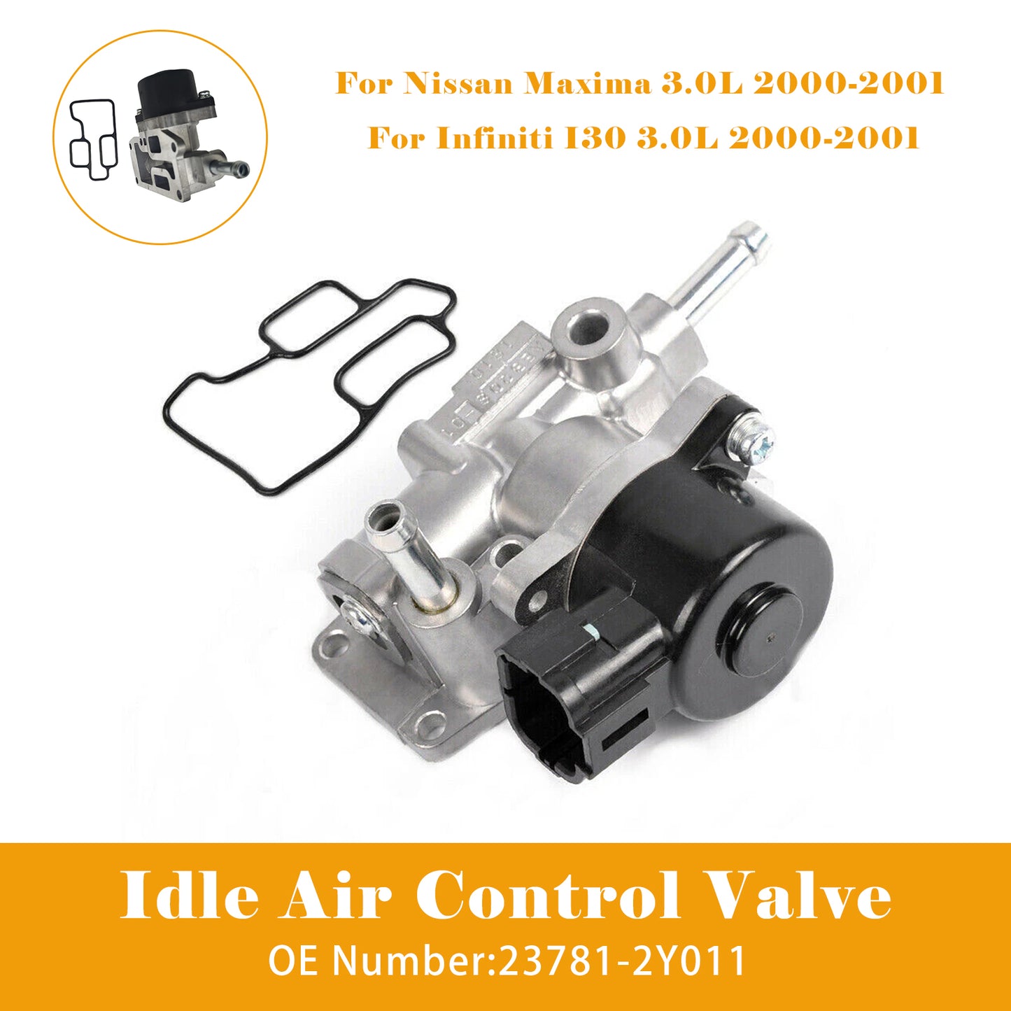 00-01 Nissan Maxima Infiniti I30 3.0L 23781-2Y011 Idle Air Control Valve