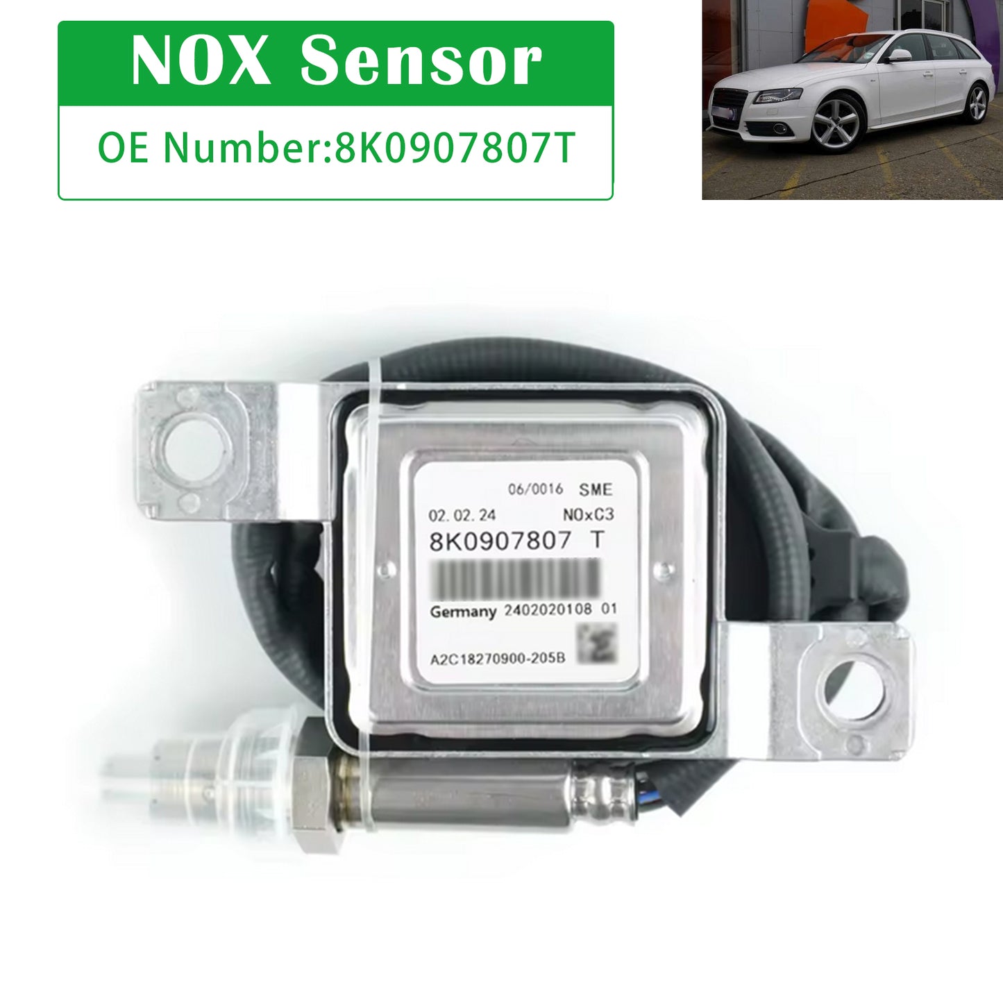 2015-2018 Audi A6 C7 4G5,4GD 8K0907807T NOX Sensor Pre Cat
