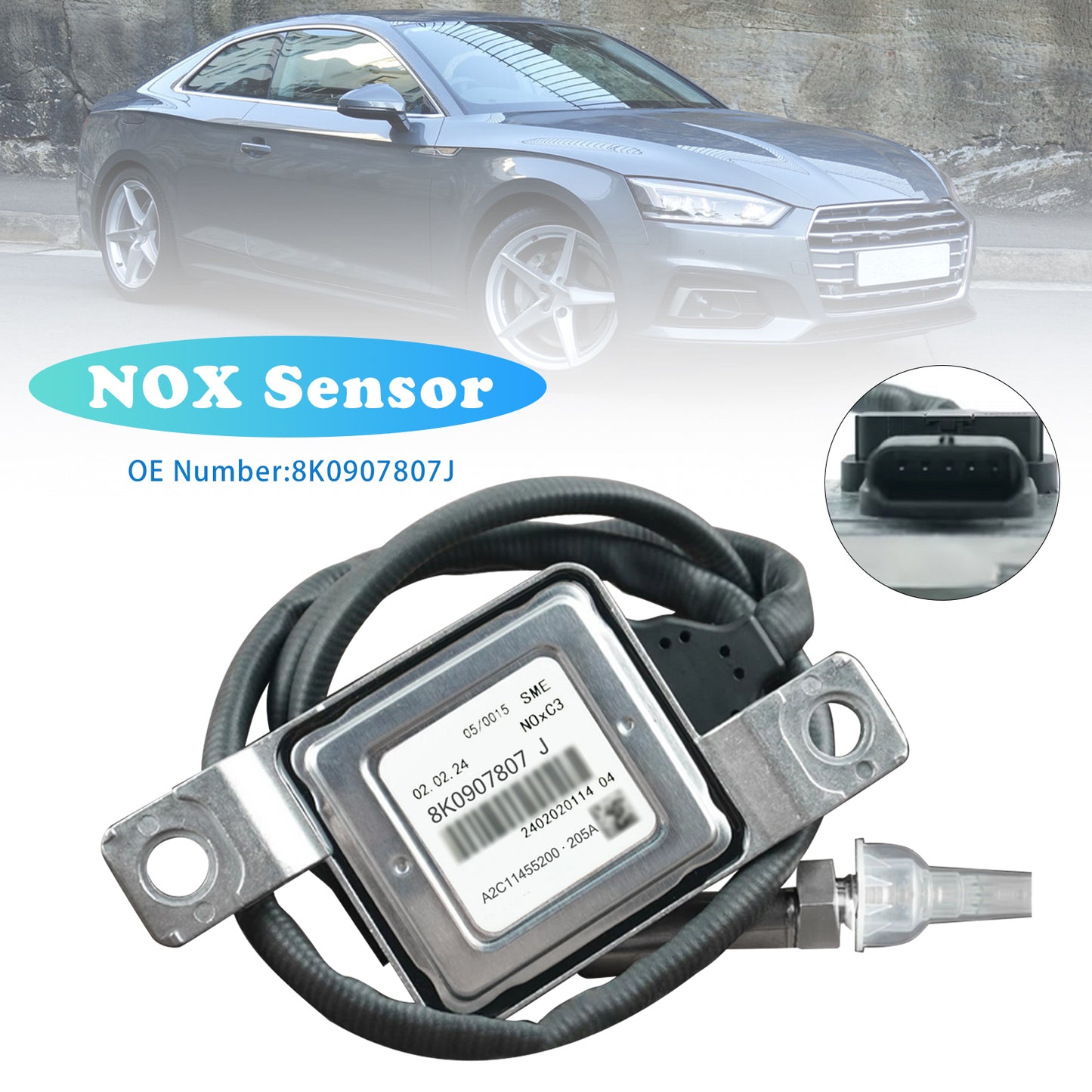 2013-2018 Audi A6 C7 4G5,4GD 8K0907807J NOX Sensor Pre Cat