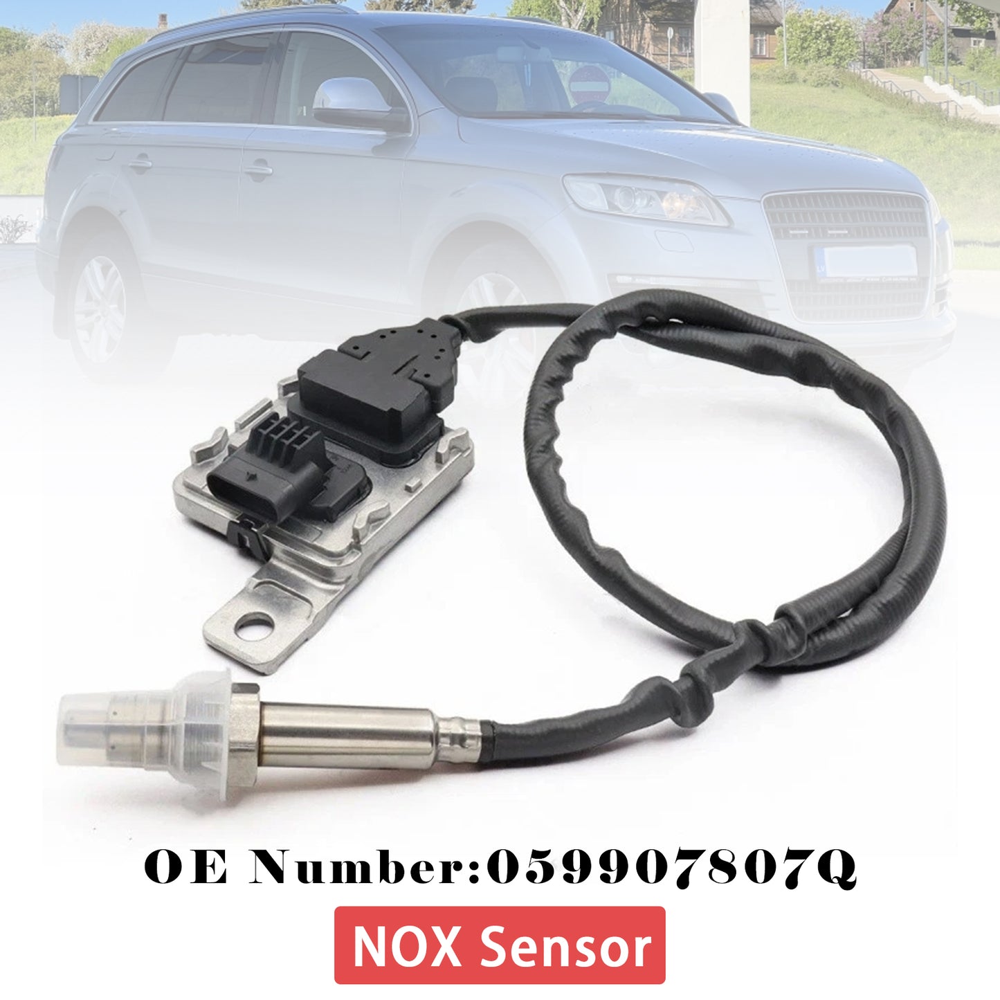 2010-2015 Audi Q7 4LB TDI 3.0L 059907807Q Front Nitrogen Oxide Nox Sensor
