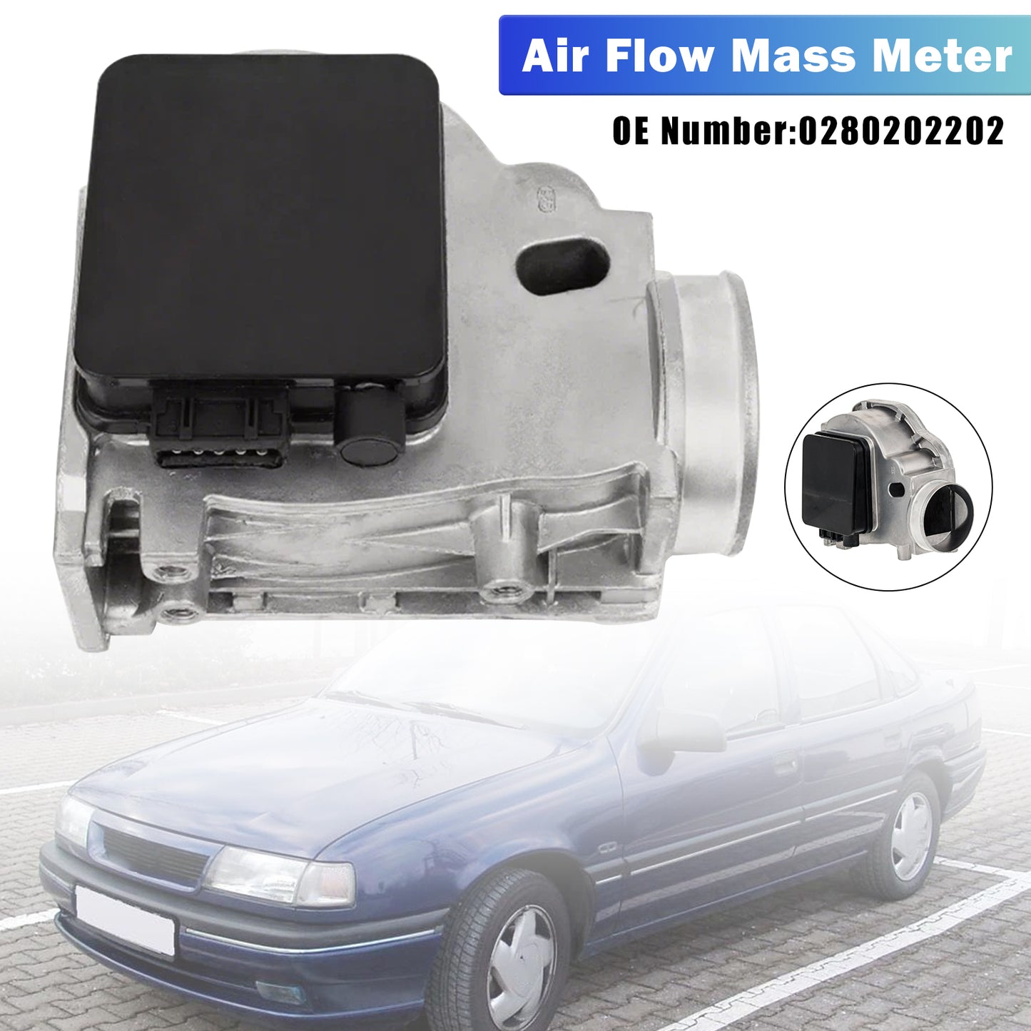 -02.1992 OPEL Omega A (V87) 2.0 (F19, M19, N19) 0280202202 Air Flow Mass Meter
