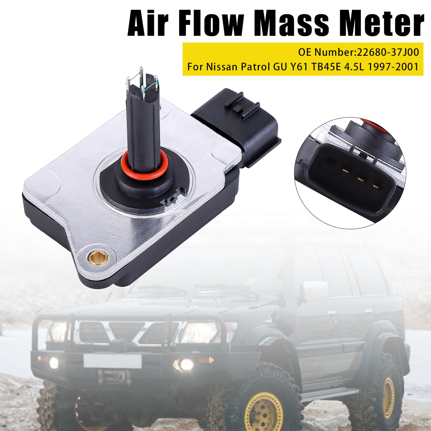 1997-2001 Nissan Patrol GU Y61 TB45E 4.5L 22680-37J00 Air Flow Mass Meter