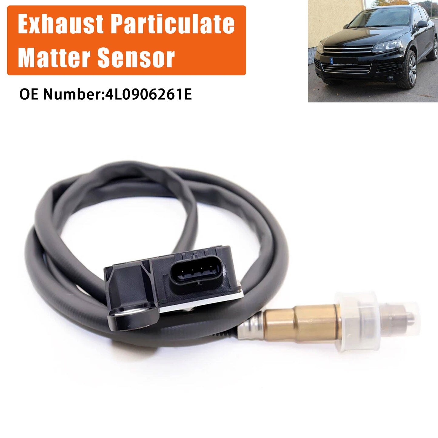 2013-2014 VW Touareg 3.0L 4L0906261E Exhaust Particulate Matter Sensor