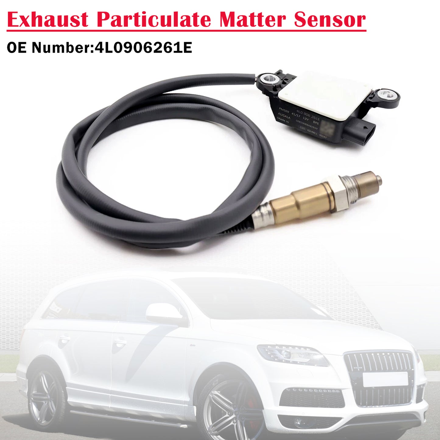 2013-2014 VW Touareg 3.0L 4L0906261E Exhaust Particulate Matter Sensor