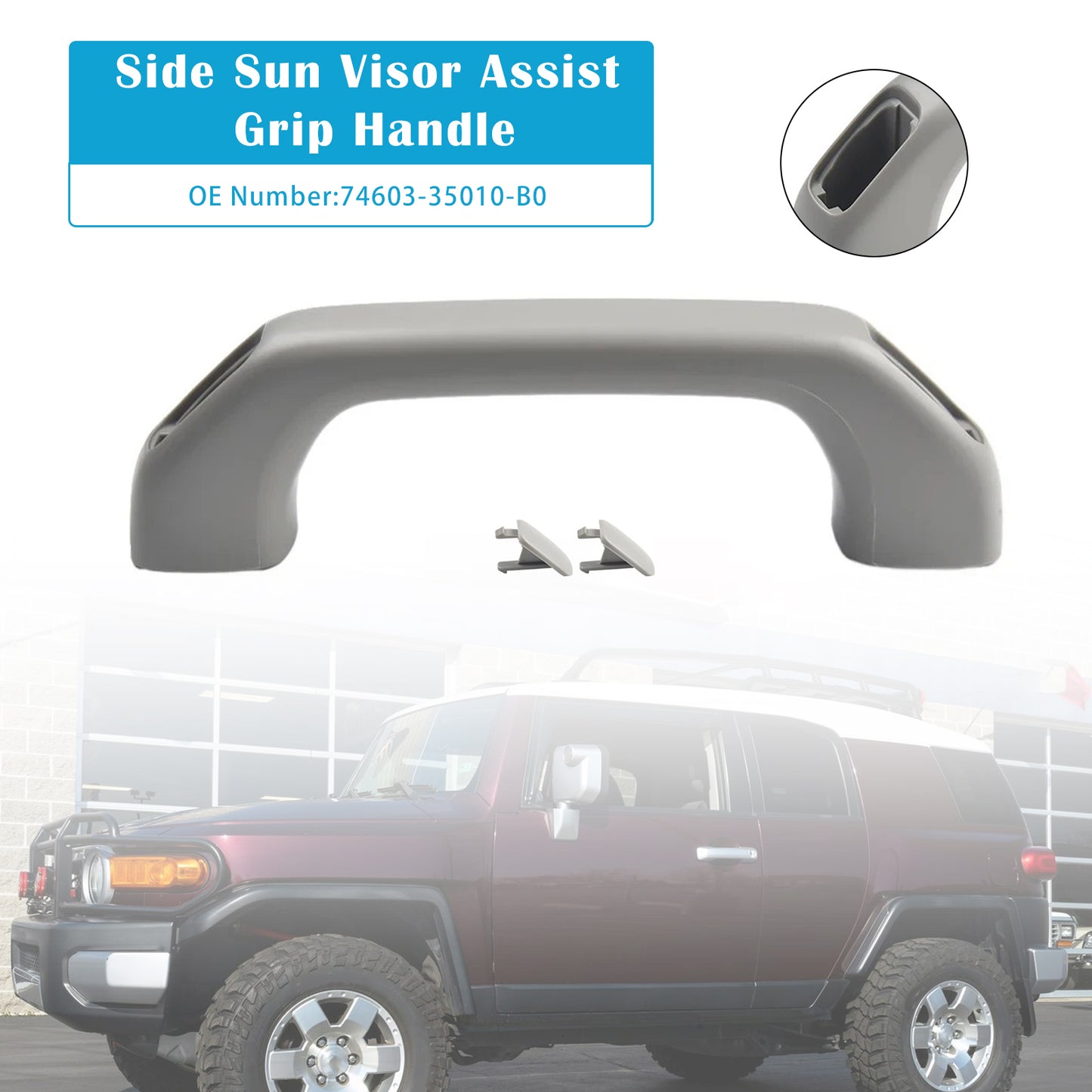2007-2014 Toyota FJ Cruiser 74603-35010-B0 Side Sun Visor Assist Grip Handle