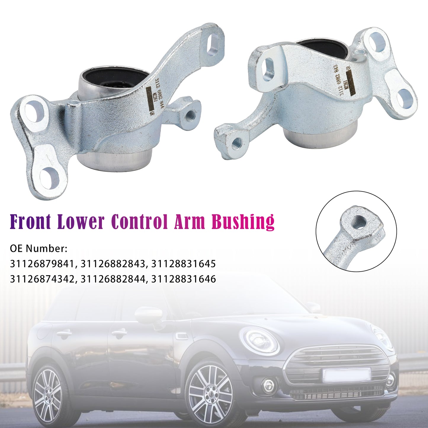 2016-2022 BMW X1 F48 31126882844 2x Front Lower Control Arm Bushing