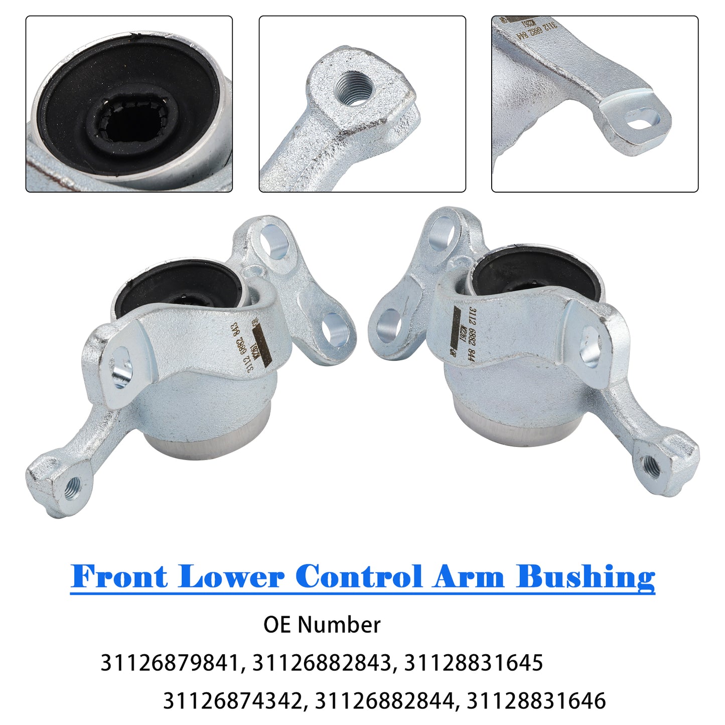 2016-2022 BMW X1 F48 31126882844 2x Front Lower Control Arm Bushing