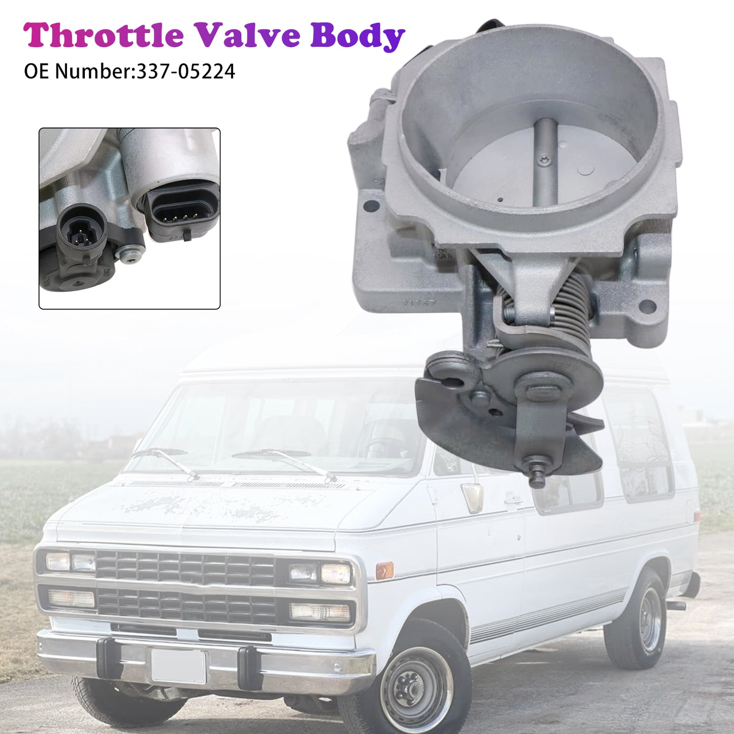 99 Chevy 1500 Pickup (5.0L Or 5.7L Only) 337-05224 Throttle Valve Body