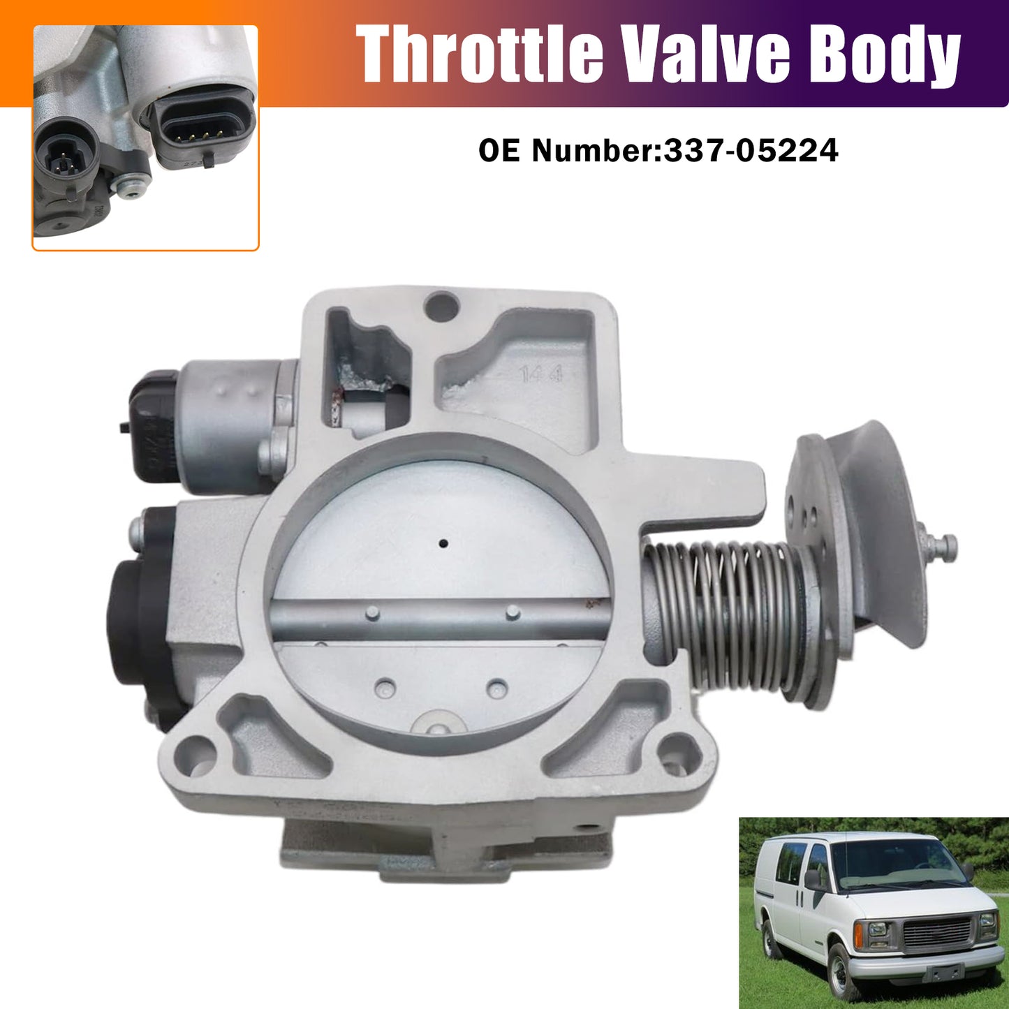 99 Chevy 1500 Pickup (5.0L Or 5.7L Only) 337-05224 Throttle Valve Body