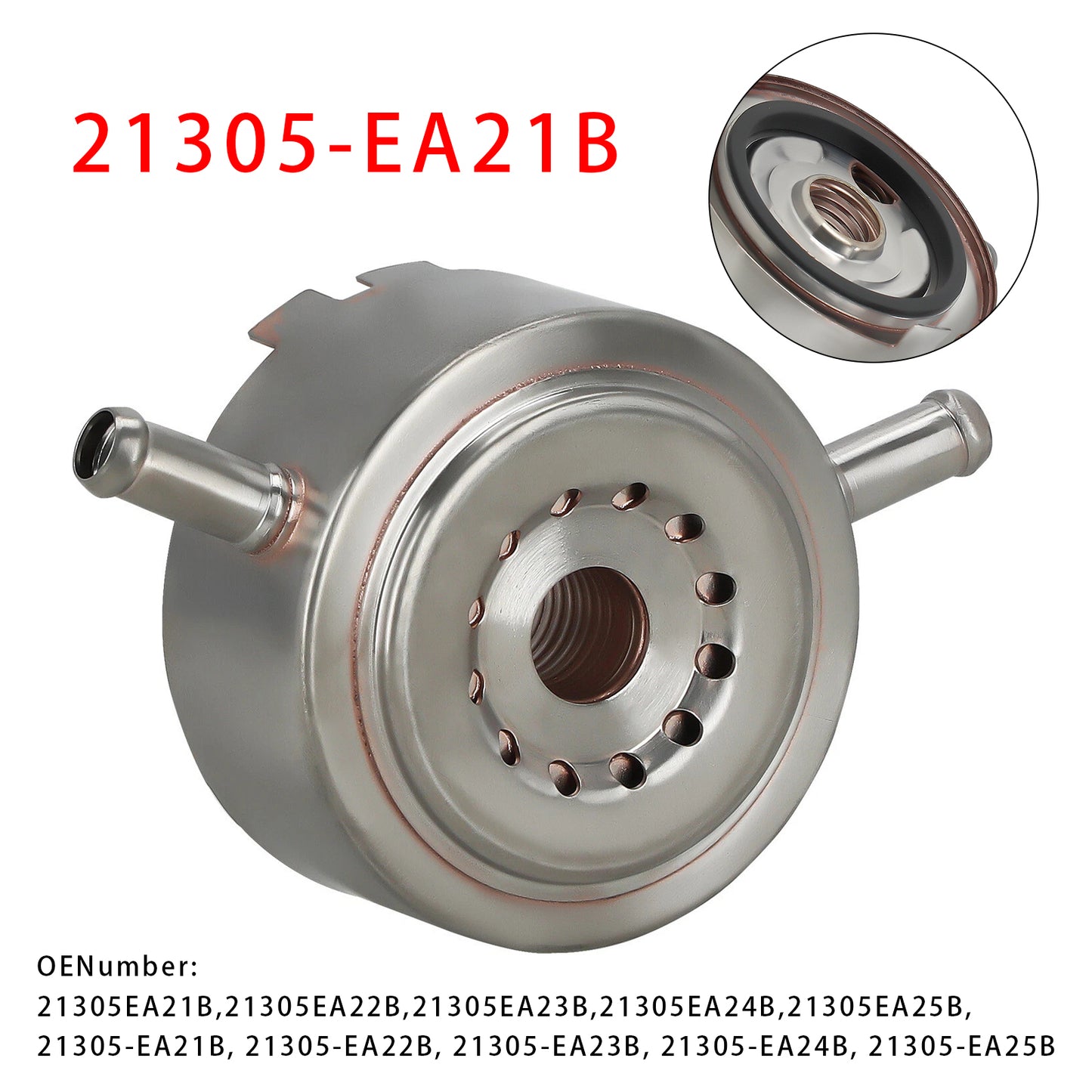 2008-2012 Nissan Pathfinder LE, S, SE, SE Off-Road, SV, Silver Edition6 Cyl 4.0L VQ40DE 21305EA22B Oil Cooler