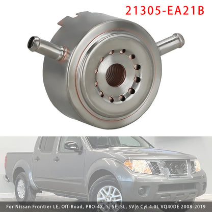 2008-2012 Nissan Pathfinder LE, S, SE, SE Off-Road, SV, Silver Edition6 Cyl 4.0L VQ40DE 21305EA22B Oil Cooler