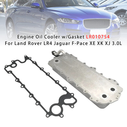2017-2019 Jaguar XE LR010754 Engine Oil Cooler w/Gasket