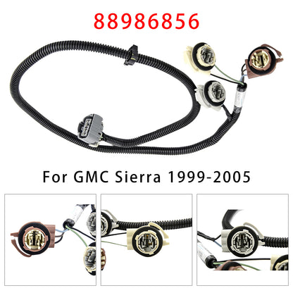 1999-2005 GMC Sierra 88986856 Left Driver Side Tail Light Wiring Harness