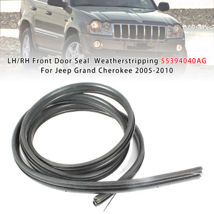 2005-2010 Jeep Grand Cherokee 55394040AG LH/RH Front Door Seal Weatherstripping