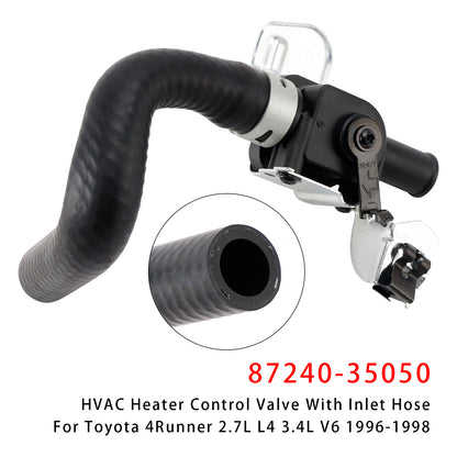 HVAC Heater Control Valve With Inlet Hose 1996-1998 Toyota 4Runner 2.7L L4 3.4L V6 87240-35050