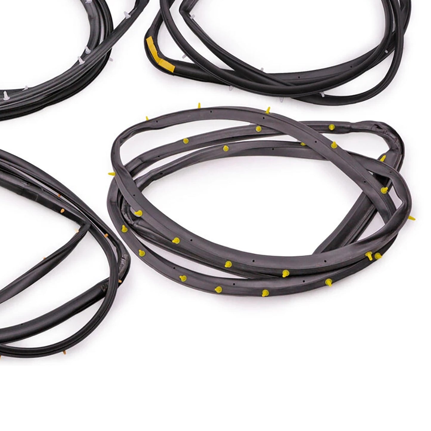1998-2005 Nissan D22 Frontier 4PCS Front Rear Door Rubber Seal Weatherstrip
