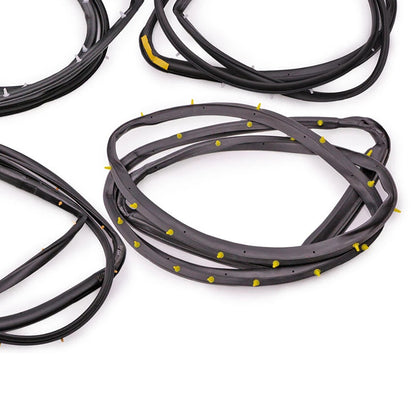 1998-2005 Nissan D22 Frontier 4PCS Front Rear Door Rubber Seal Weatherstrip