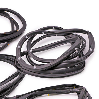 1998-2005 Nissan D22 Frontier 4PCS Front Rear Door Rubber Seal Weatherstrip