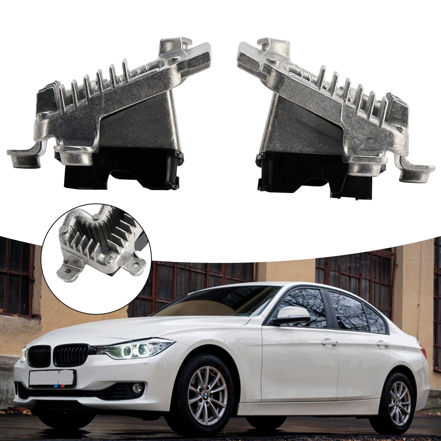 2013-2013 BMW 320i Sport Design Package 14 63117419620 2Pcs Left/Right Headlight Module Turn Signal