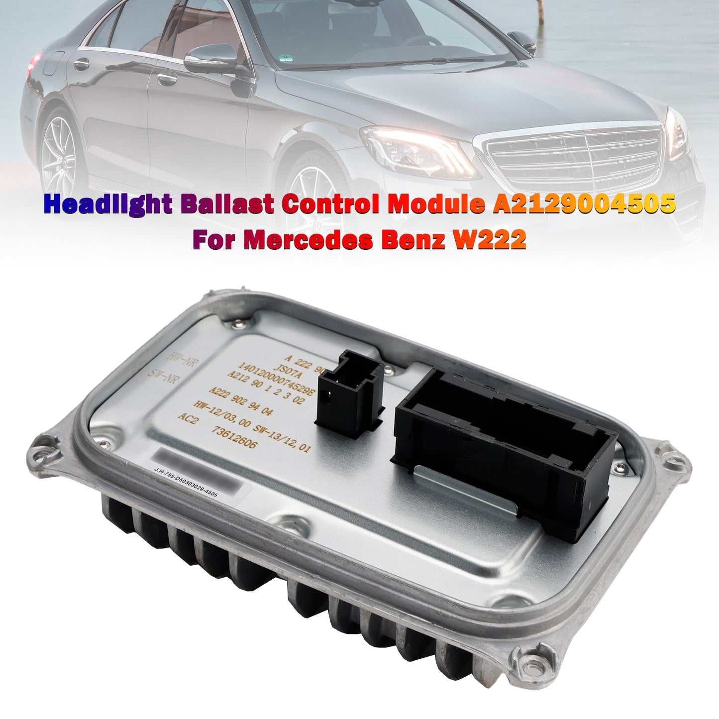 2013-2018 Mercedes Benz W222 A2129004505 Headlight Ballast Control Module