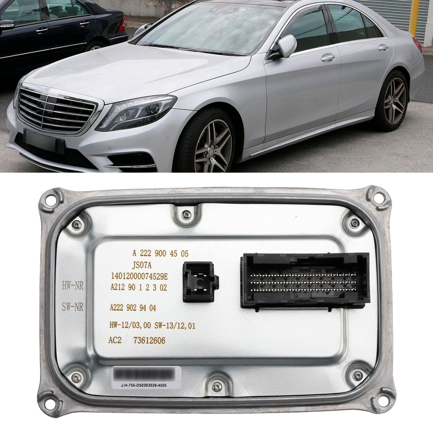 2013-2018 Mercedes Benz W222 A2129004505 Headlight Ballast Control Module